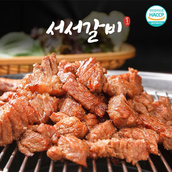 서서갈비 양념돼지왕구이 600g x 4팩 2 4kg