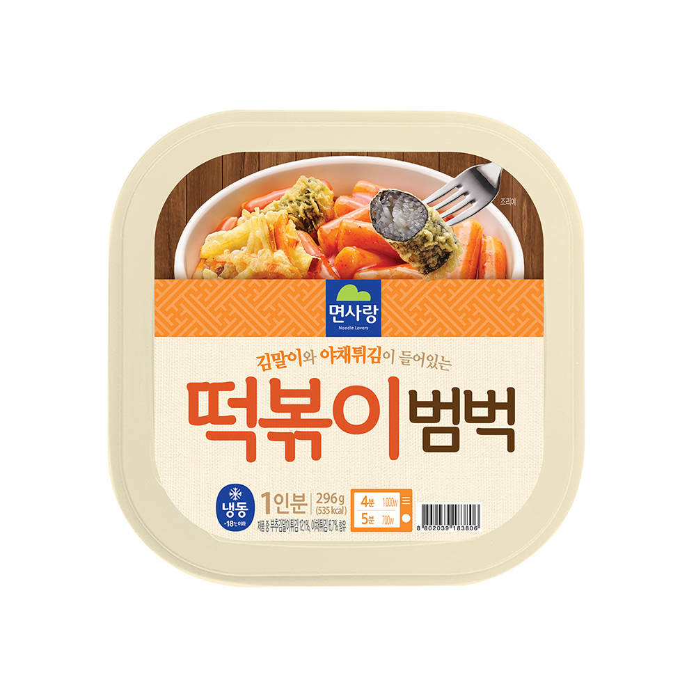 면사랑 면사랑 떡볶이범벅 296g