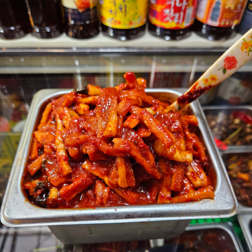 강북구 도봉구 배달 식감 무우말랭이 400g 수유전통 원조수유김