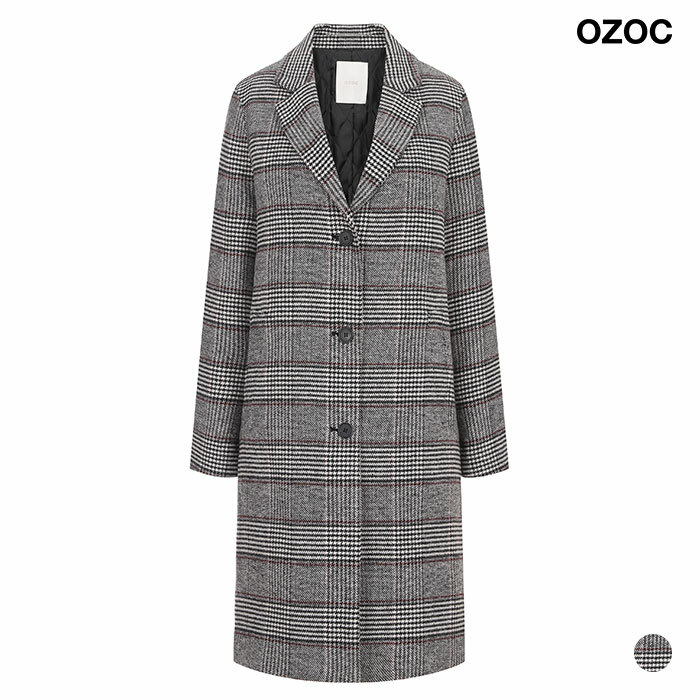 오조크 OZOC 여성 방모 퀼팅패딩 코트