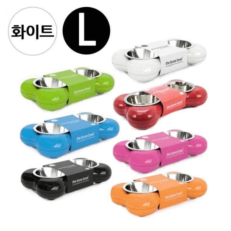 hing 뼈다귀 패션쌍식기 L 강아지 식기