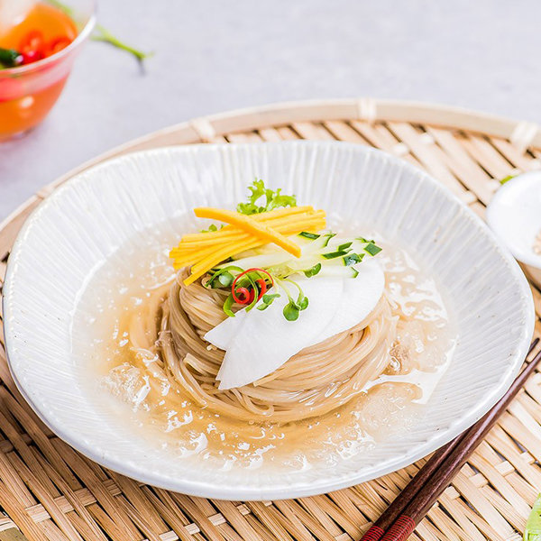 우리가 찰보리냉면 면200g 담미육수340g 비빔장80g 10팩 세트
