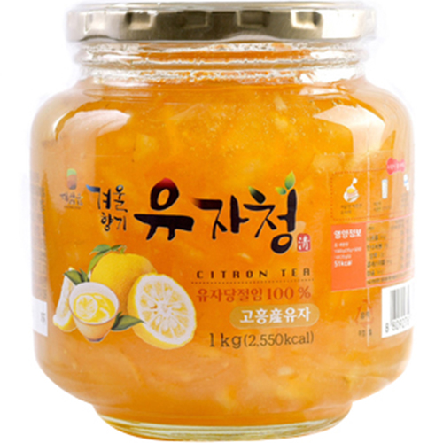 해맑음 겨울향기 유자청 1kg 1개입 1개