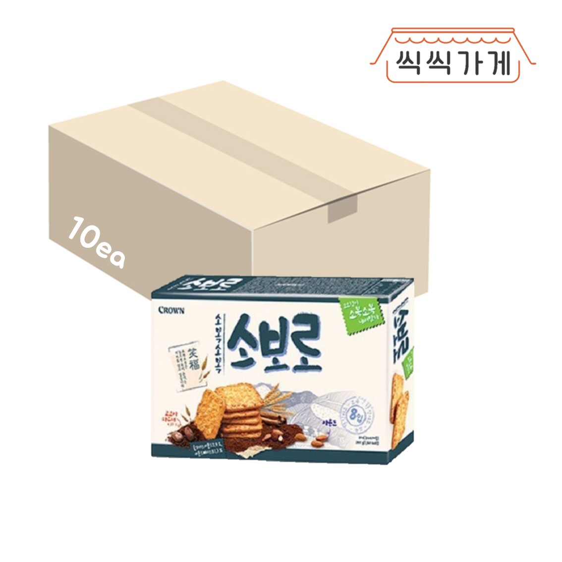 씩씩가게 소복소복 소보로 240g x 10ea 한박스