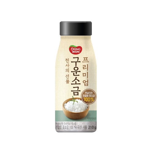 영진그린식품 동원 천사의 선물 프리미엄 구운소금 210g