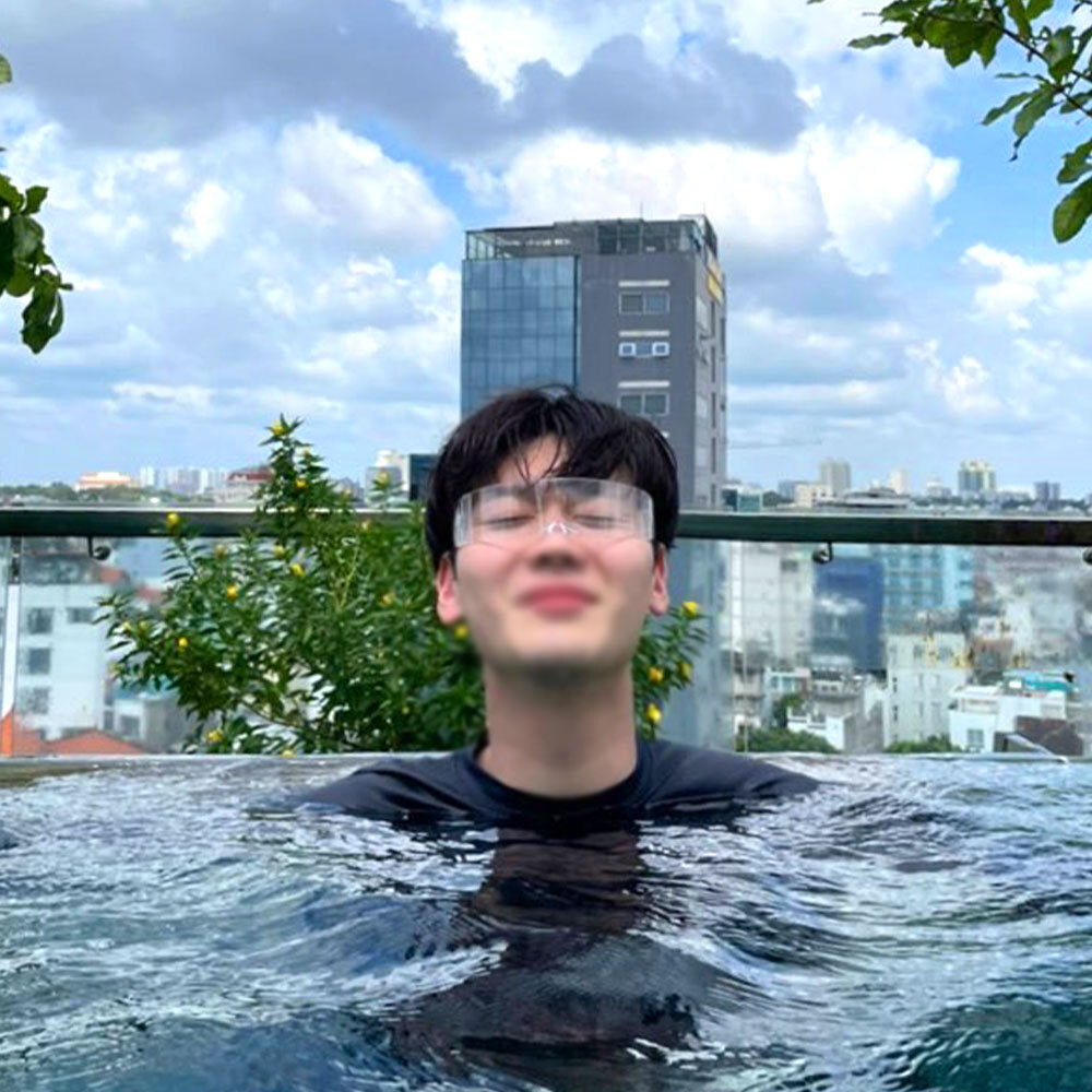 풀 커버 선글라스 투명