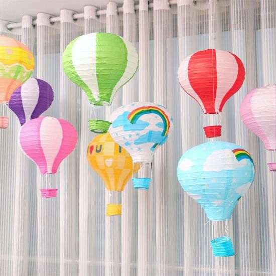 파티장식열기구 모빌 생일 인테리 풍선 대형 열기구