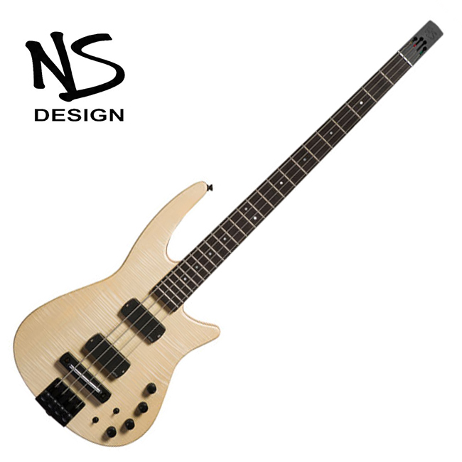 엔에스디자인 NS Design CR4 Radius Bass 4현 헤드리스 베이스기타 CR4-BG-NAS