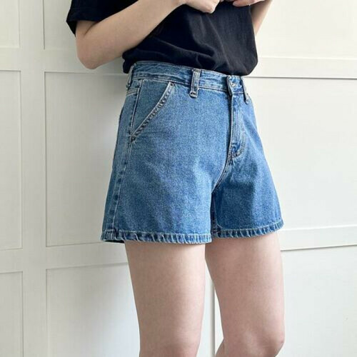 405 쏠트워싱데님반바지 DLOP415