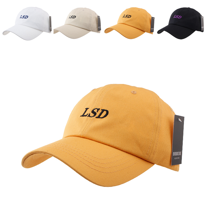 마메든 마메든 LSD 면 볼캡 남자 여성 커플 여행 단체 야구 모자 CA-C7213