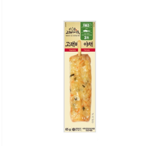 늘푸른바다 고래사 고래바 야채 65g