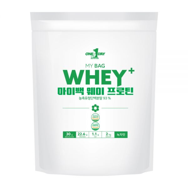 케이에이치캠프 원데이뉴트리션 마이백 웨이 프로틴 녹차맛 