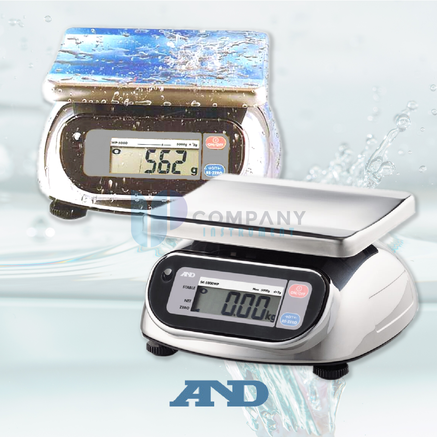 AND AND No 2103 에이엔디 디지털 방수 IP65 시장 전자 저울 1kg 0 5g