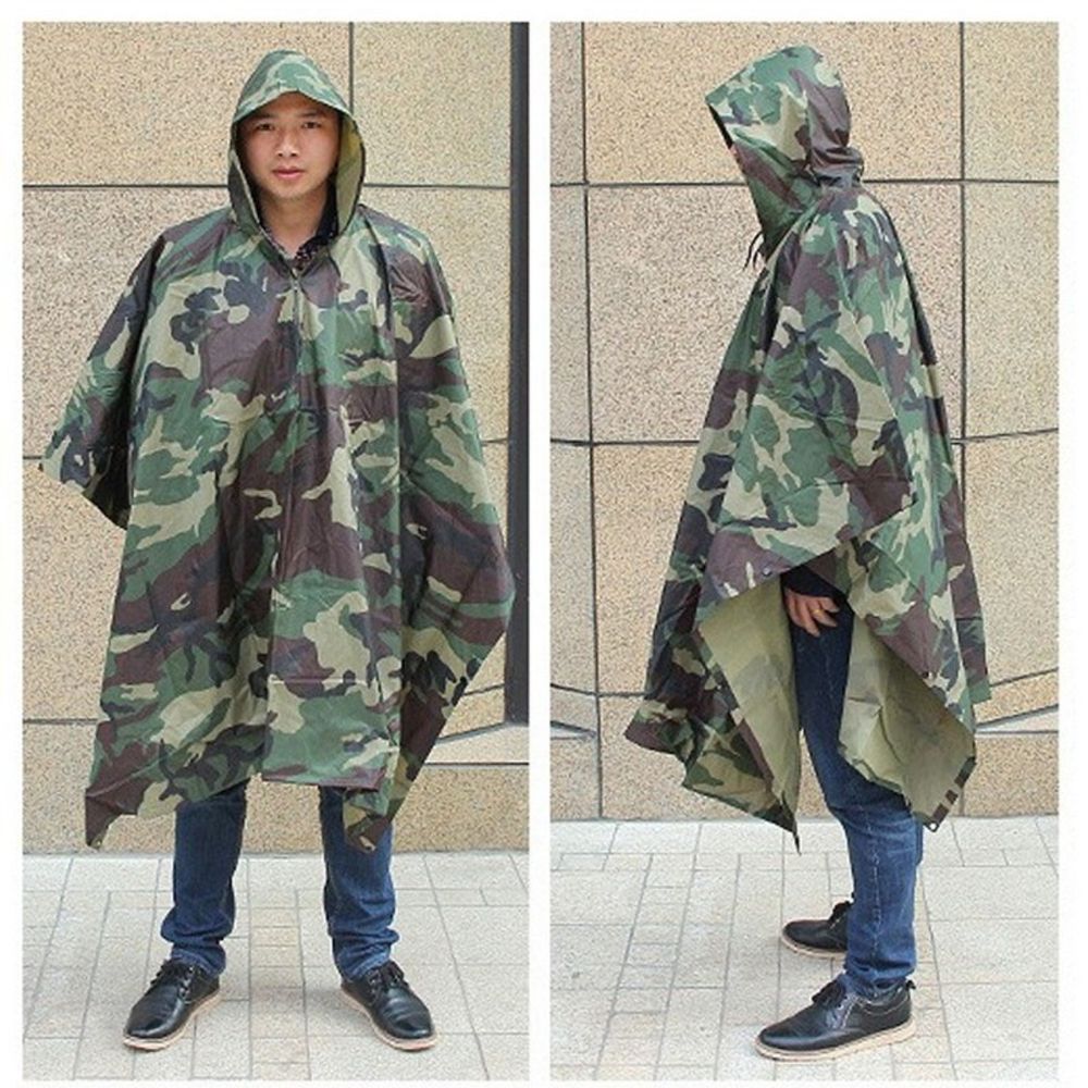 다용도 다기능 밀리터리우비 CAMO 판초우의 카모 102