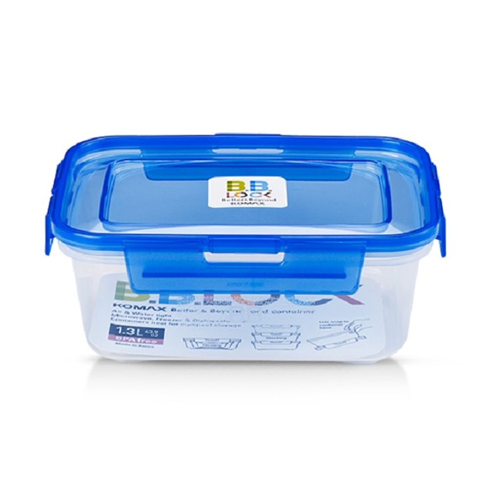 KOMAX KOMAX 고품질 코멕스 BBLOCK 비비락 간편용기 직사각 1 3L WFHX3B9