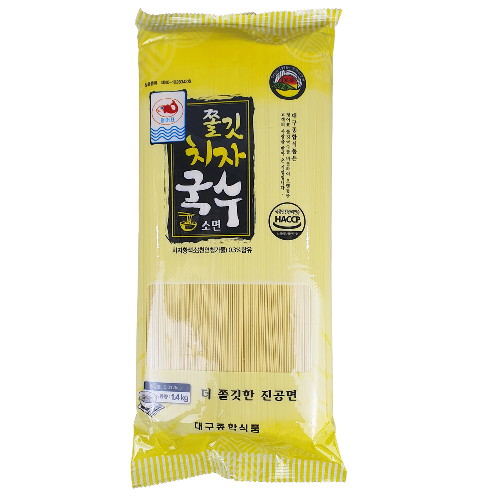 청어표 쫄깃치자국수 소면 1 4kg 1개