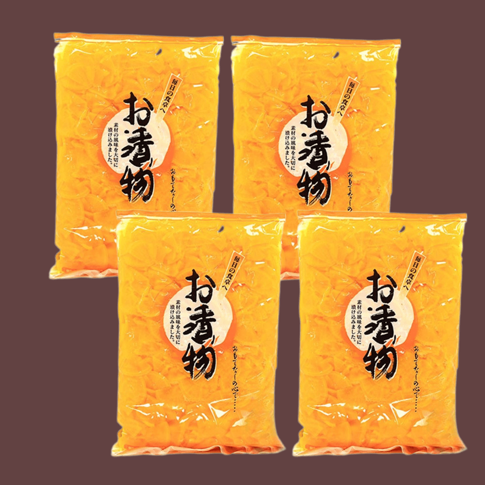 동경 단무지 슬라이스 1kg X 4개 닥꽝 쫄단무지 반달 일식 중식 업소용
