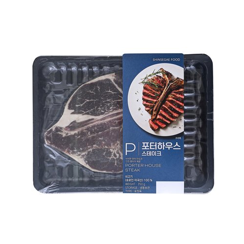 한국푸드씨스템 미국산 포터하우스 스테이크 350g