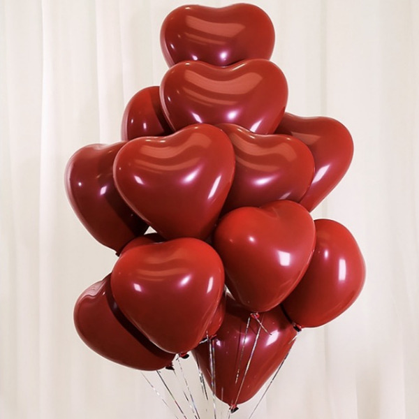 레드하트풍선 베이비샤워 생일 파티 가랜드 만삭사진소품 레드하트 00224GA