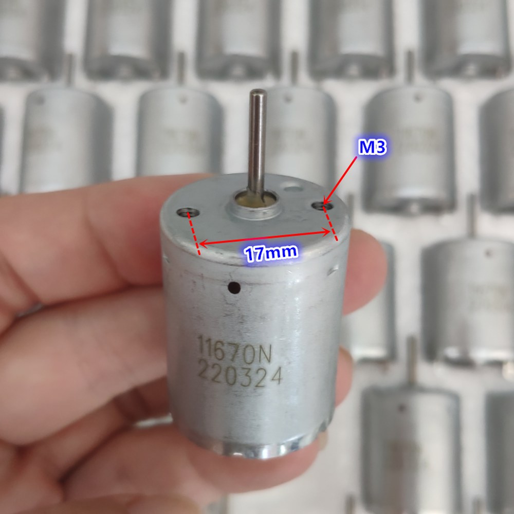RF 370 저속 모터 3000 11670 저소음 12V 새로운 12V 370CB 3000