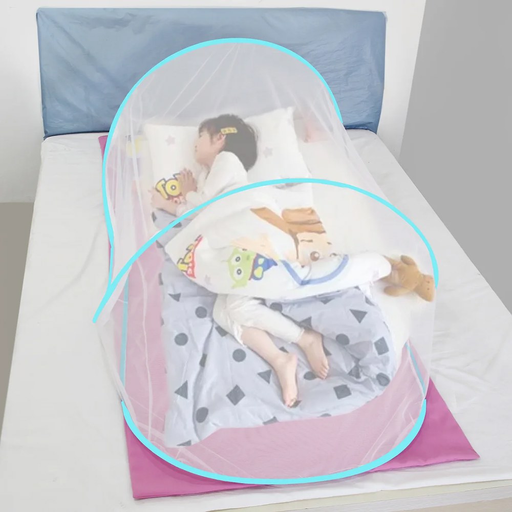 단일 기숙사 캠핑 모기장 접이식 휴대용 암호화 메쉬 조정 가능한