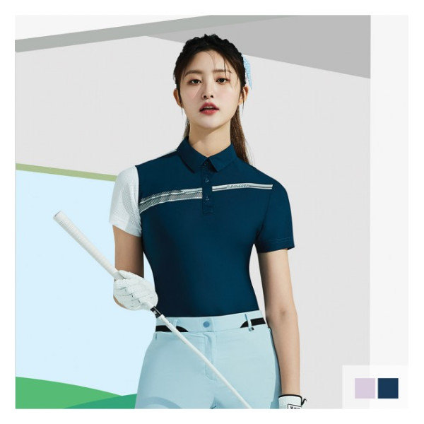 비티알 비티알 여성 여름 카라 반팔 티셔츠 디안W S 여 BUT4824W