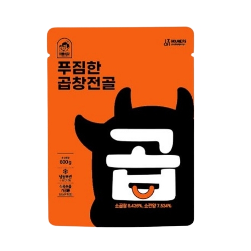 아빠식당 푸짐한 소곱창전골 800g
