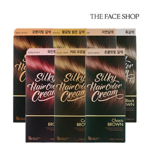 더페이스샵 스타일리스트 실키 헤어 컬러 크림 120g