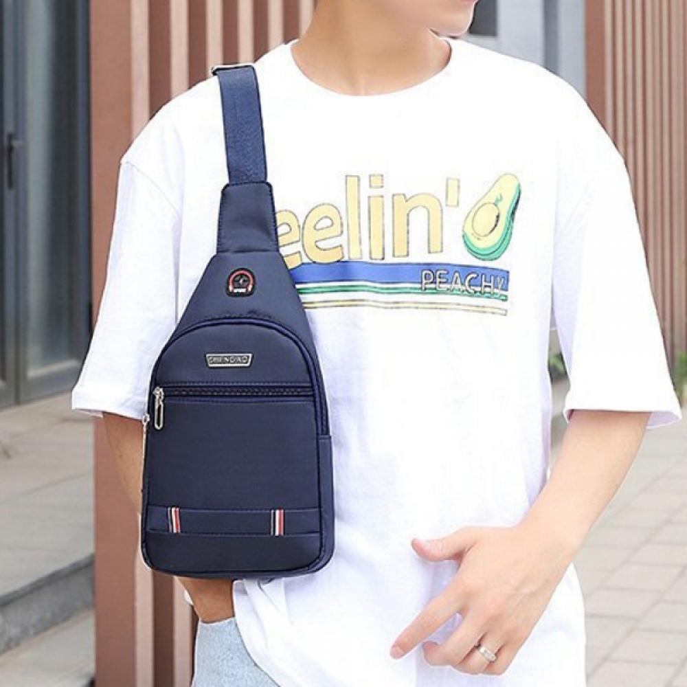 남자 여행용 도난방지 크로스 슬링백 어깨 가방