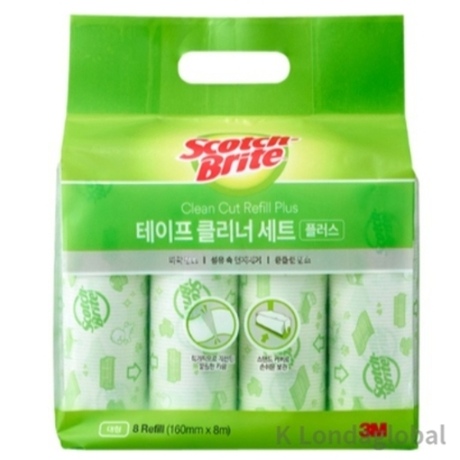 3M 3M 대형 클린컷 테이프 클리너 플러스 리필 8개입