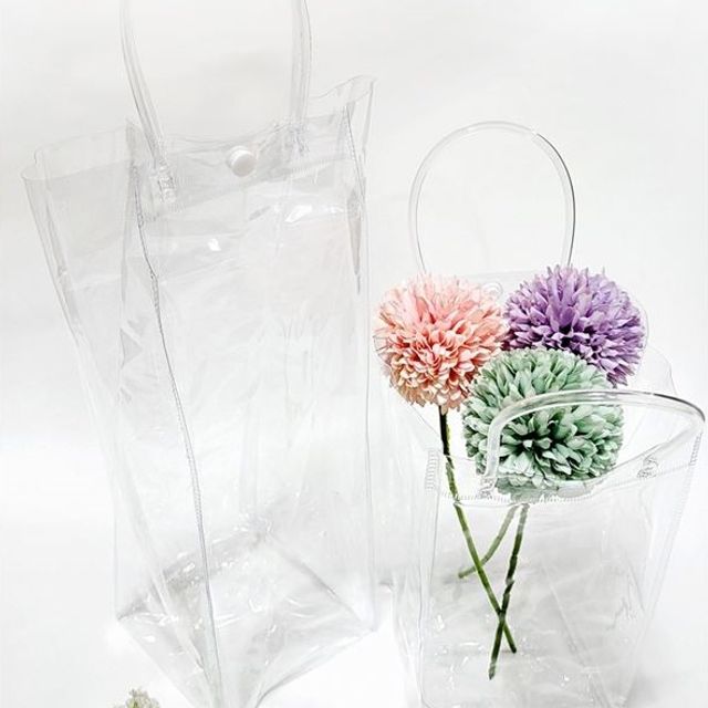 PVC 와인칠링백 샴페인 바켓 기념일 투명백 중형