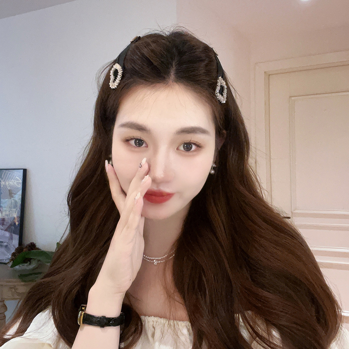 카리안 왕큐빅 똑딱핀