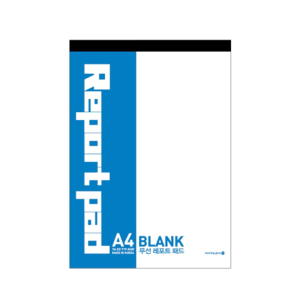 10입 A4 레포트 패드 무선 40매