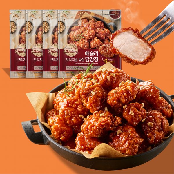 애슐리 오리지널 통살닭강정 4팩x500G 4개 500g