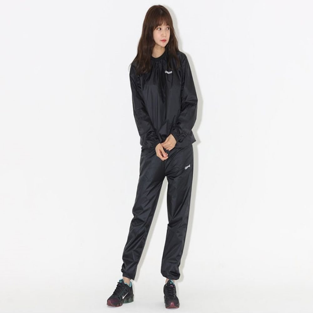 트레이닝 땀복상하의 다이어트 웨이트 여자 땀복세트