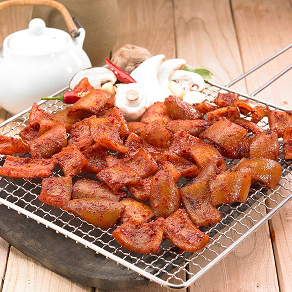 푸줏간명가 매운 양념 돼지껍데기 500g