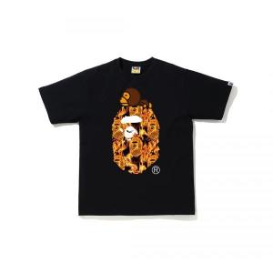 BAPE 베이프 Flame Milo On Big Ape 티셔츠