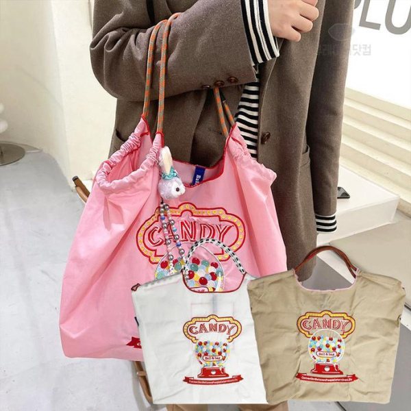 캔디 빈티지 에코백 시장가방 10604358