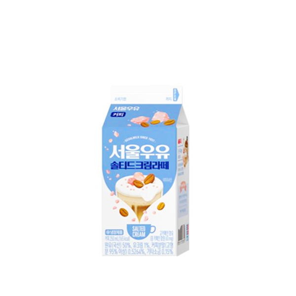 데어리젠 서울우유 솔티드 크림라떼 250ml