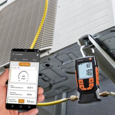 Testo 552 디지털 진공 게이지 0560 측정기 블루투스 호환 0-26 66mbar
