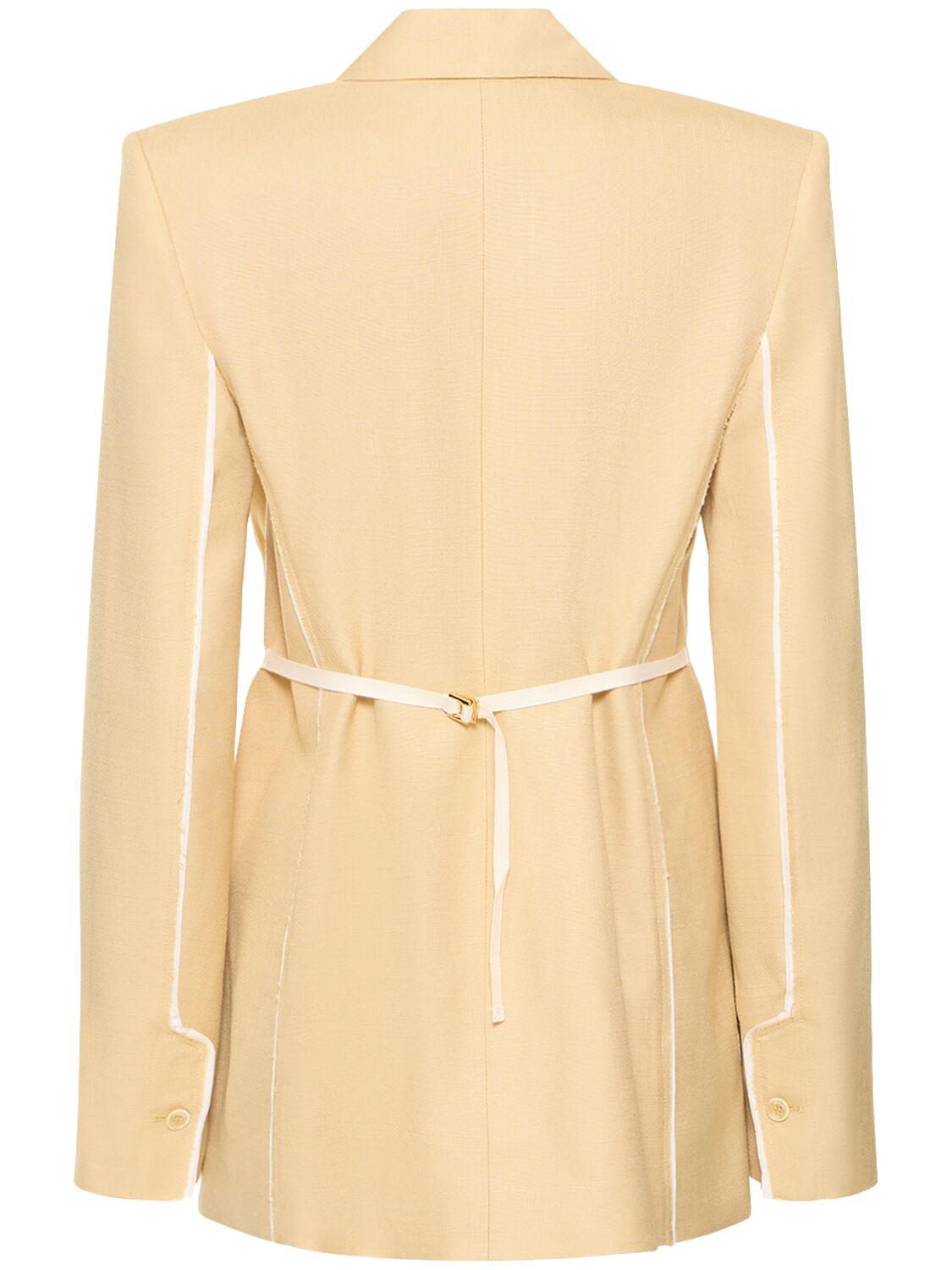 자크뮈스 해외배송 23 F W 자크뮈스 라 VESTE CARACO 크레페 자켓 W 벨트 B0060477944