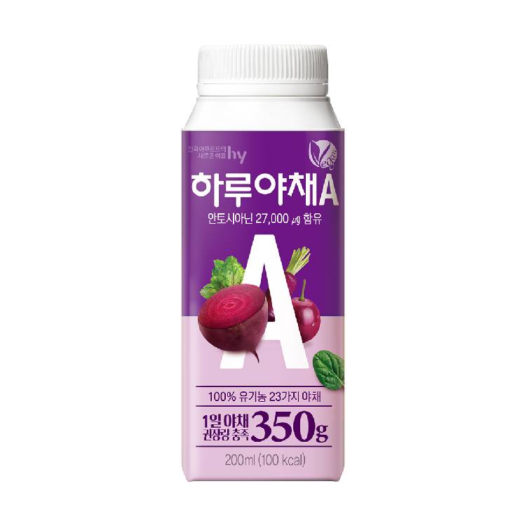 비락 한국야쿠르트 하루야채 A 200ml
