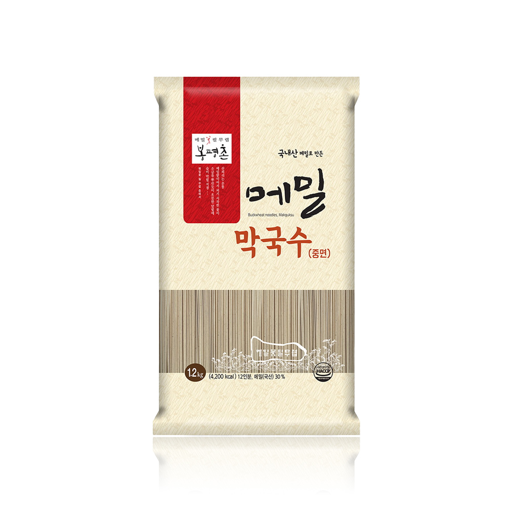 봉평농원 봉평촌 봉 촌 봉 촌 국내산 메밀로 만든 메밀막국수 중면 1 2kg