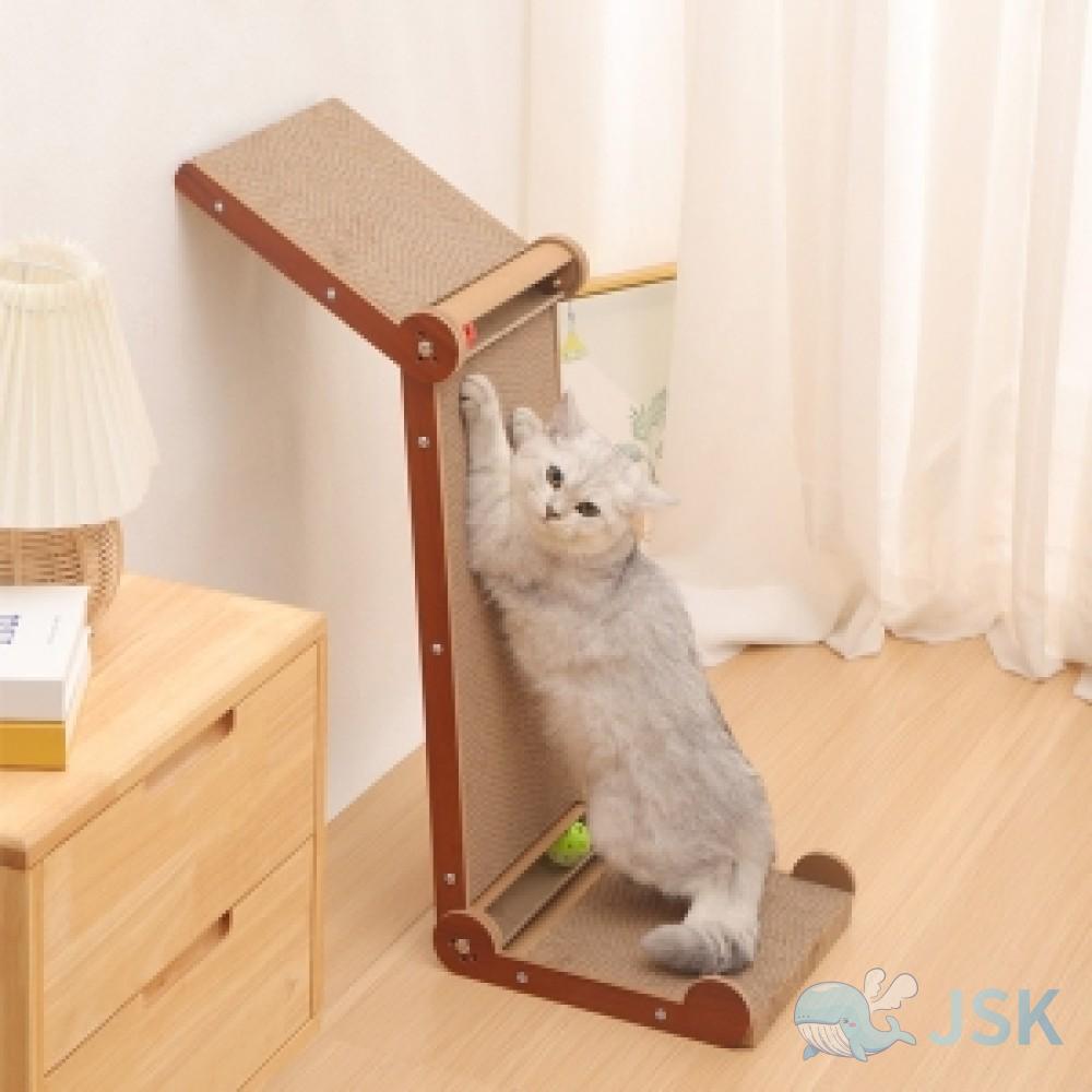 O o 고양이 스크래쳐 3단 자유변형 대형 WFGW9J8