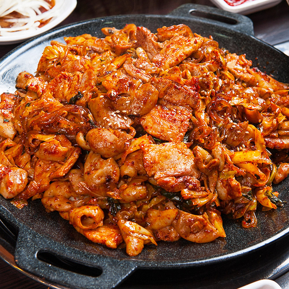 봄내푸드 춘천닭갈비 춘천닭갈비국내산 닭으로 만든 순살 500 x 4팩 500g 4개
