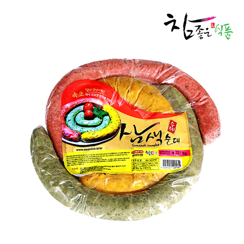 참좋은식품 삼색순대 1kg 진공팩