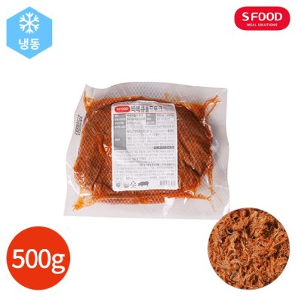에스푸드 바비큐 풀드 포크 500g