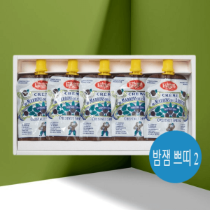 YBK 크렘드마롱 밤잼 쁘띠 2 선물세트 쇼핑백