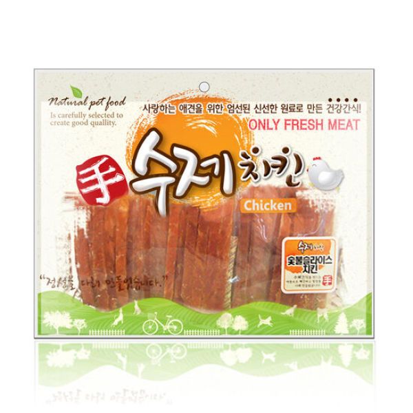 수제치킨 숯불슬라이스치킨 400g