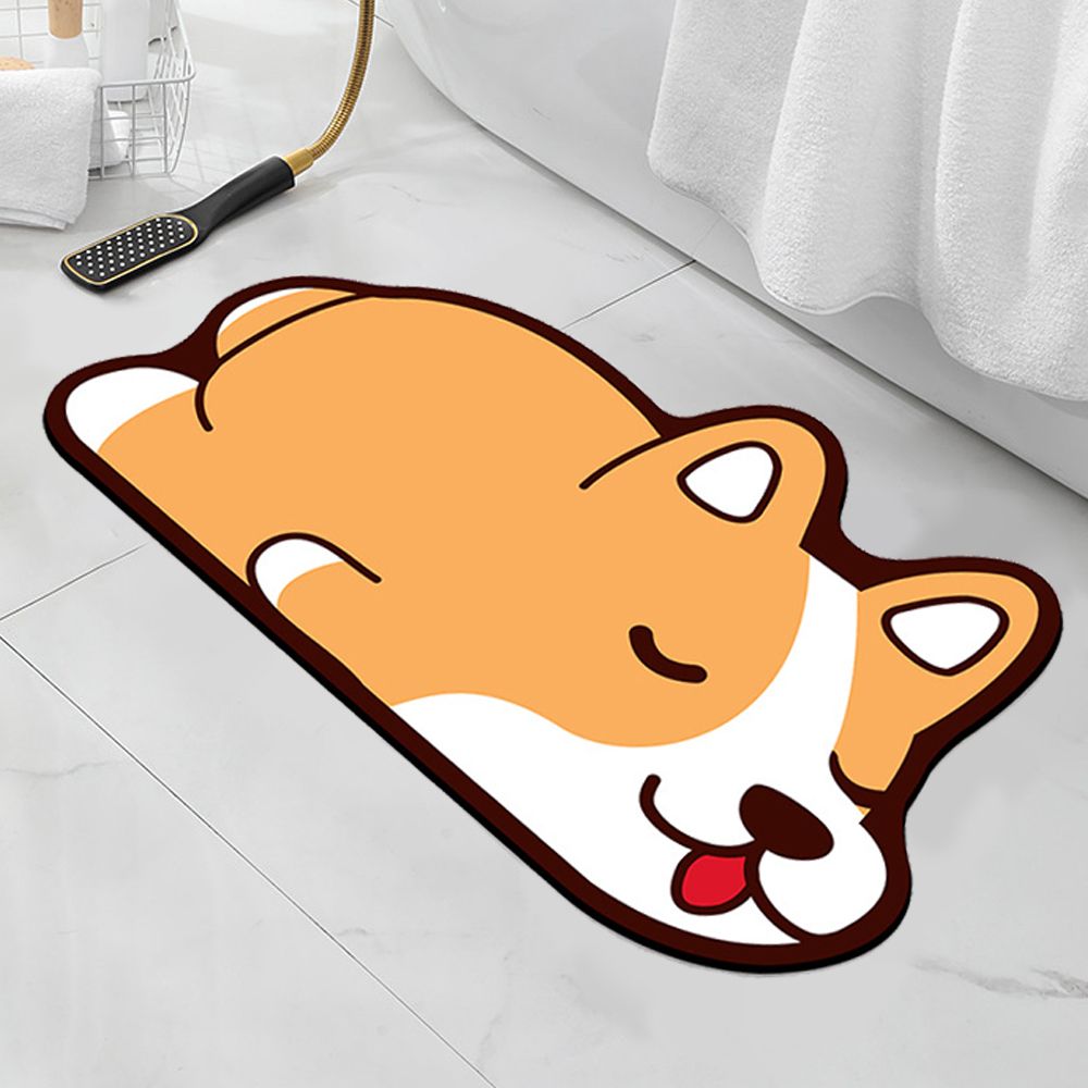 강아지 소프트 규조토 발매트 욕실매트